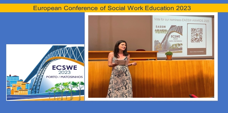 La profesora Ducca Primer Premio en el European Conference of Social Work Education 2023 - 1